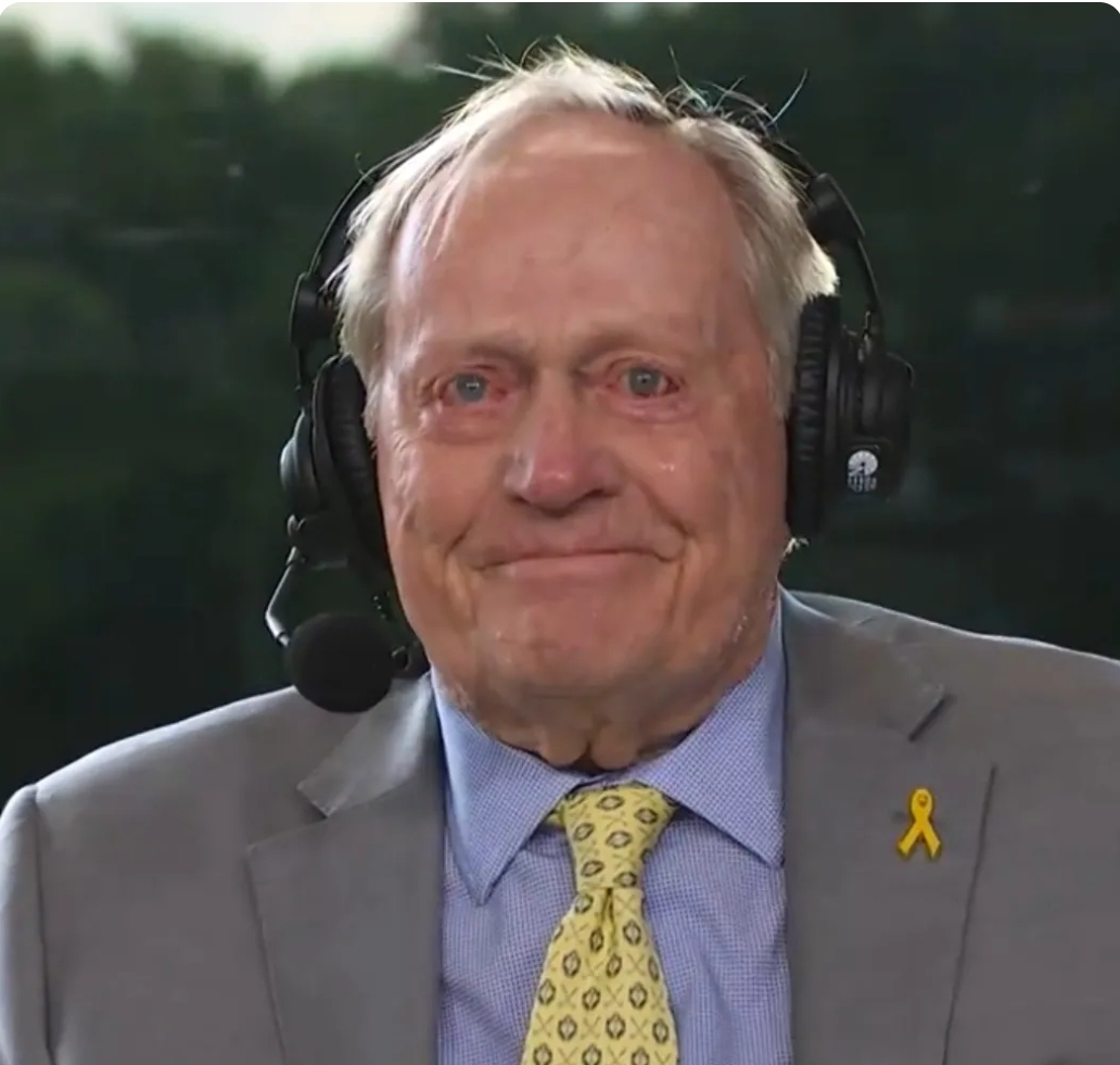 Golf legend Jack Nicklaus in tears (!) as he makes special announcement