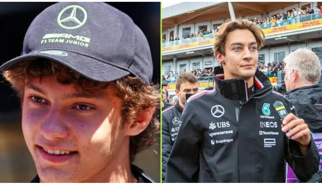 George Russell make surprised reaction towards Kimi Antonelli spot as Mercedes announcement imminent