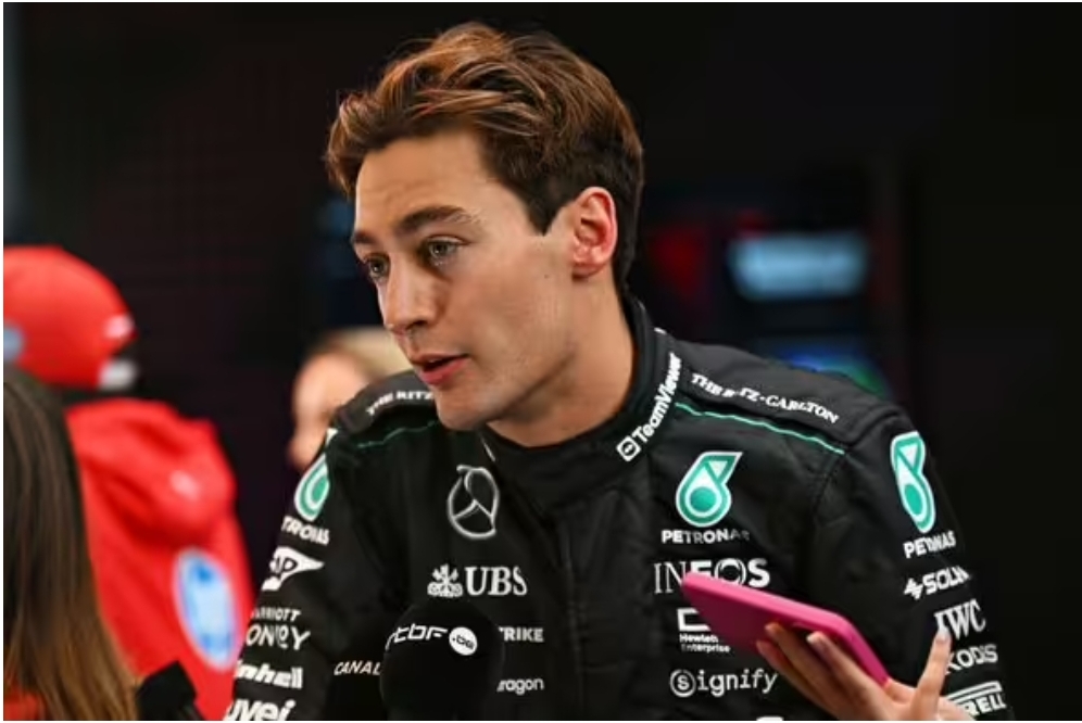 George Russell warned about Mercedes job again as Lewis Hamilton ‘refuses to hold tongue’